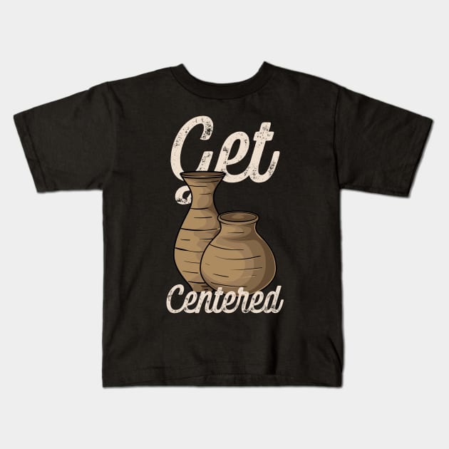 Pottery Stoneware T-Shirt | For Ceramicist and Sculptor Kids T-Shirt by teweshirt